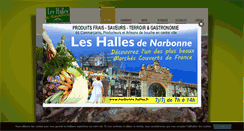 Desktop Screenshot of narbonne.halles.fr